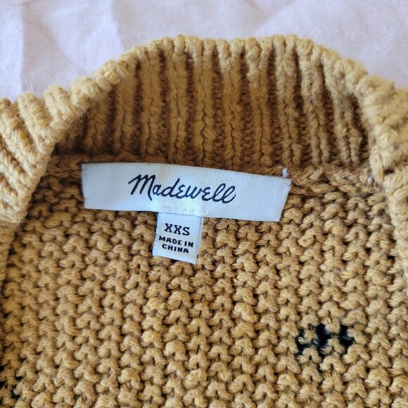 Madewell Hillview Cardigan Sweater in Painted Spots - Picture 3 of 7